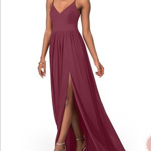 Like new Azazie Mulberry Bridesmaid Dress